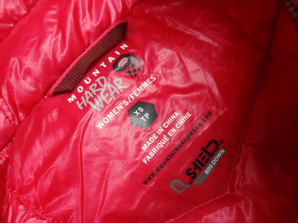 Mountain Hardwear Jacket Womens XS Pink Q.Shield 800 Down Hooded Puffer - Picture 4 of 9